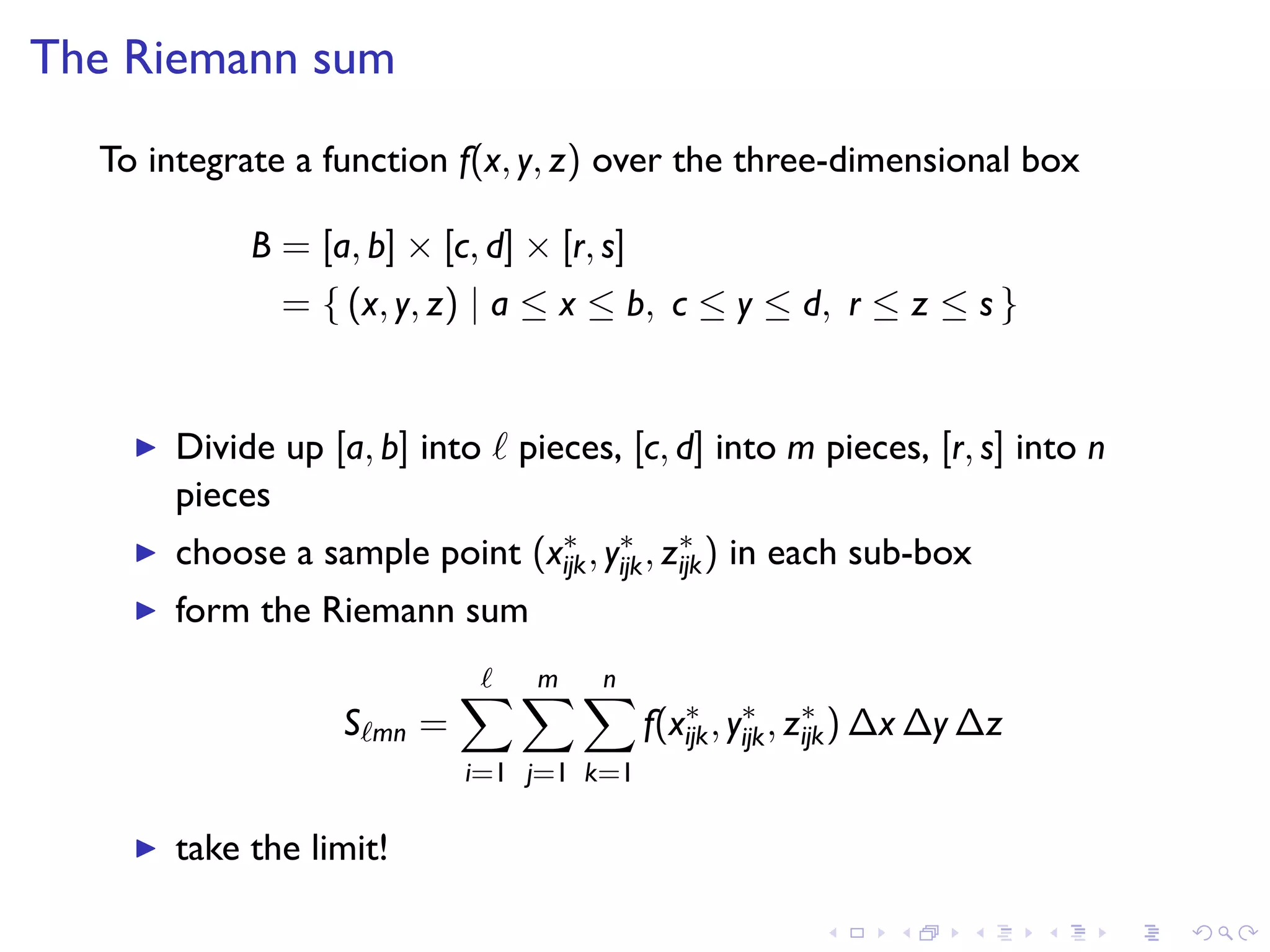 Lesson 22: Triple Integrals