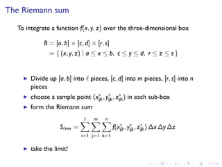 Lesson 22: Triple Integrals | PDF