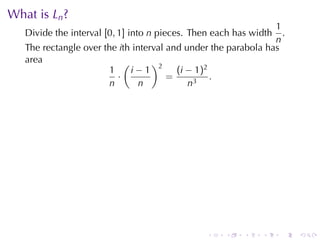 Lesson 23: Areas and Distances (Section 10 version)