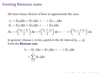 Lesson 23: Areas and Distances (Section 10 version)