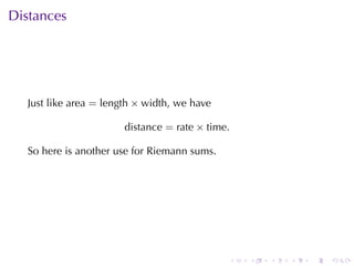 Lesson 23: Areas and Distances (Section 10 version)