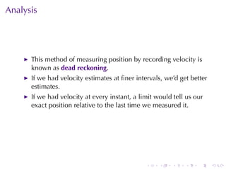 Lesson 23: Areas and Distances (Section 10 version)