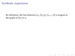 Lesson 23: Newton's Method