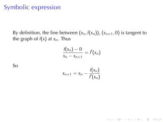 Lesson 23: Newton's Method