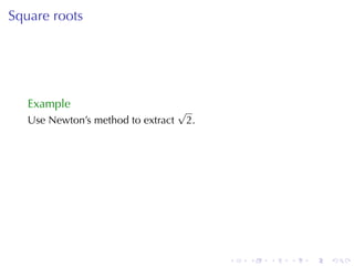 Lesson 23: Newton's Method