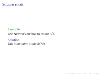 Lesson 23: Newton's Method