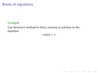 Lesson 23: Newton's Method