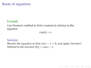 Lesson 23: Newton's Method