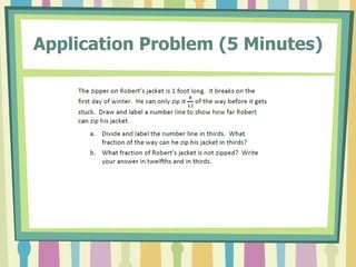 Application Problem (5 Minutes)
 