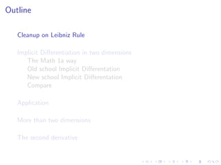 Lesson24    Implicit  Differentiation Slides
