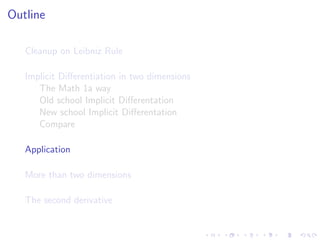 Lesson24    Implicit  Differentiation Slides