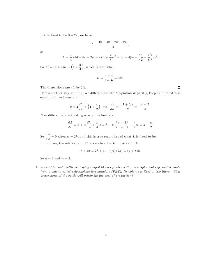 Worksheets Application Of Optimization Work Sheet With Solution collection of optimization worksheet sharebrowse lesson 24 solutions