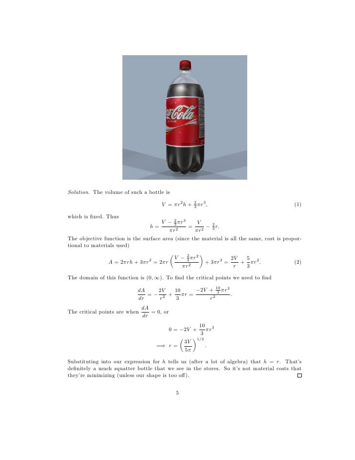Printables Application Of Optimization Work Sheet With Solution lesson 24 optimization worksheet solutions solution