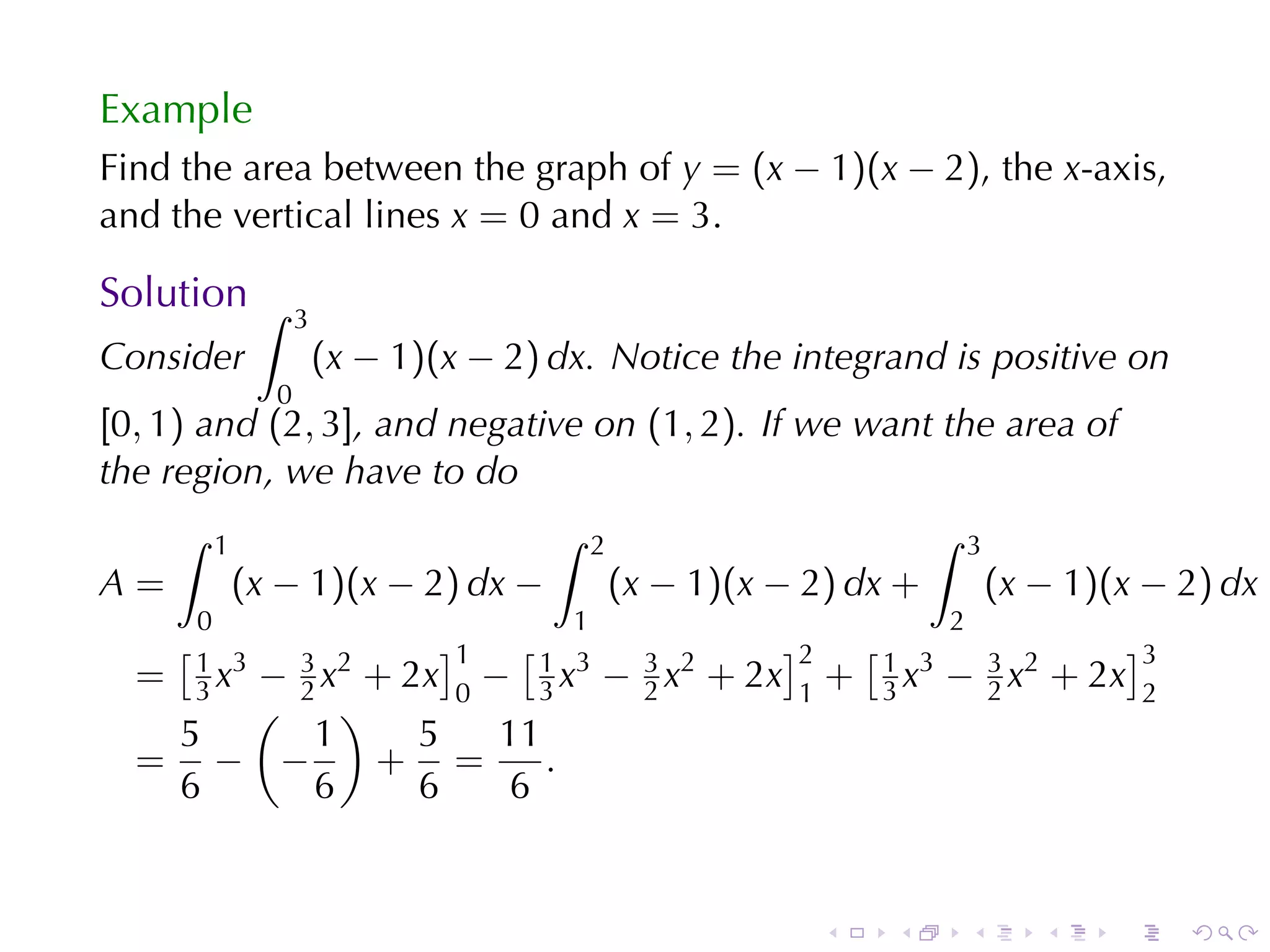 Lesson 25: Evaluating Definite Integrals (Section 4 version)