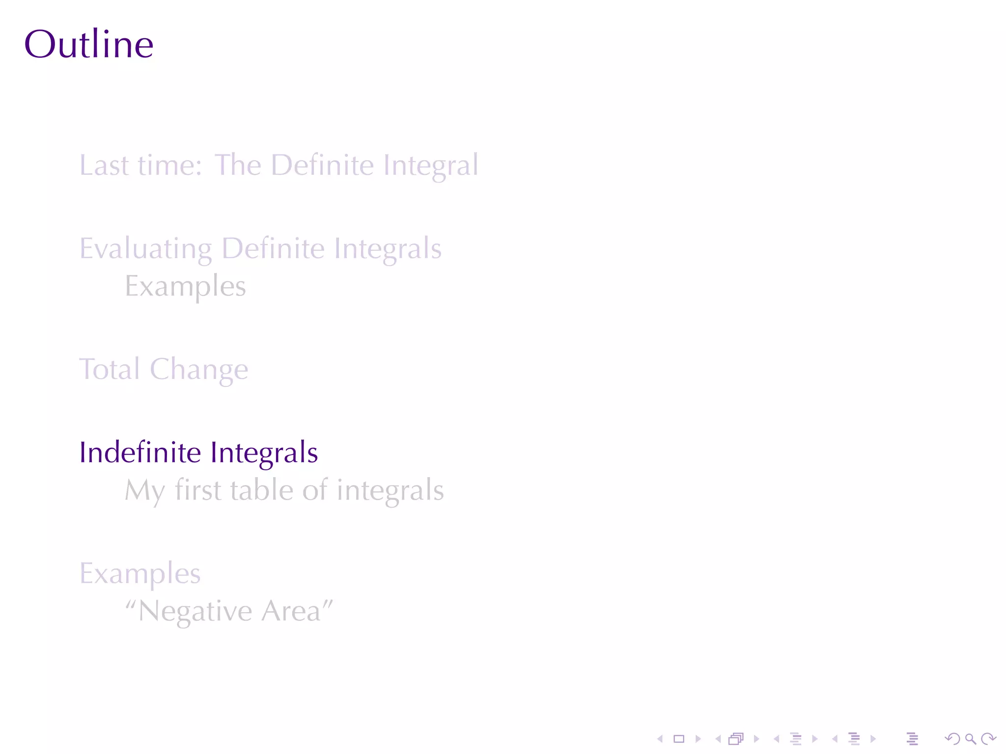 Lesson 25: Evaluating Definite Integrals (Section 10 version)