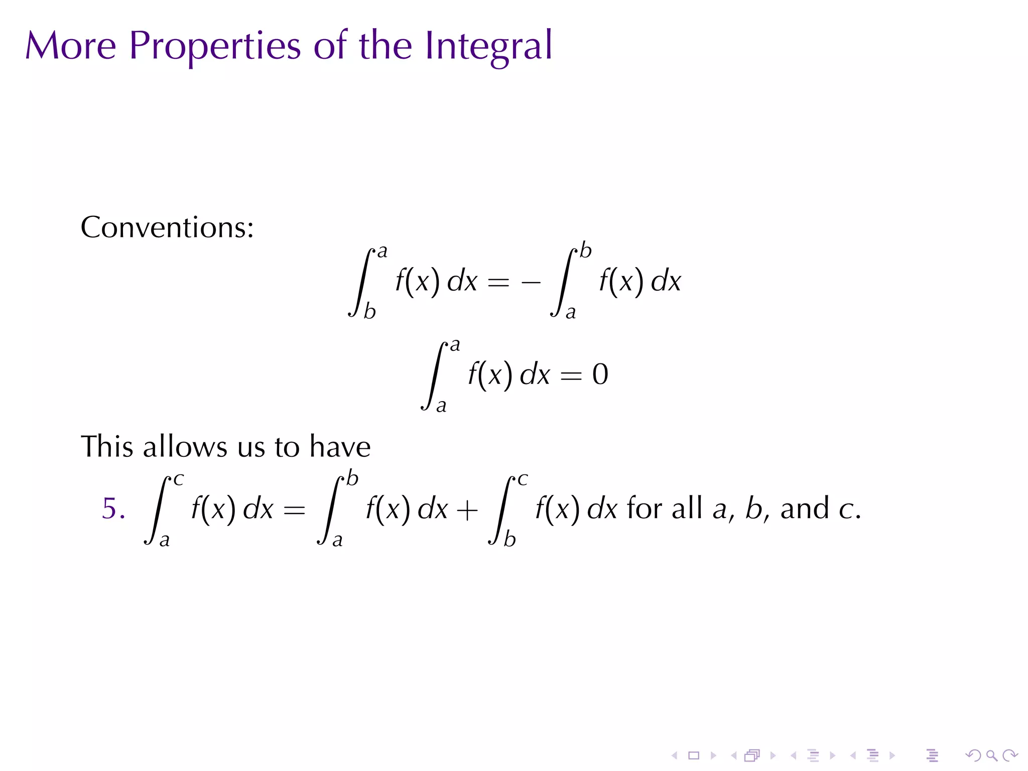 Lesson 25: Evaluating Definite Integrals (Section 10 version)