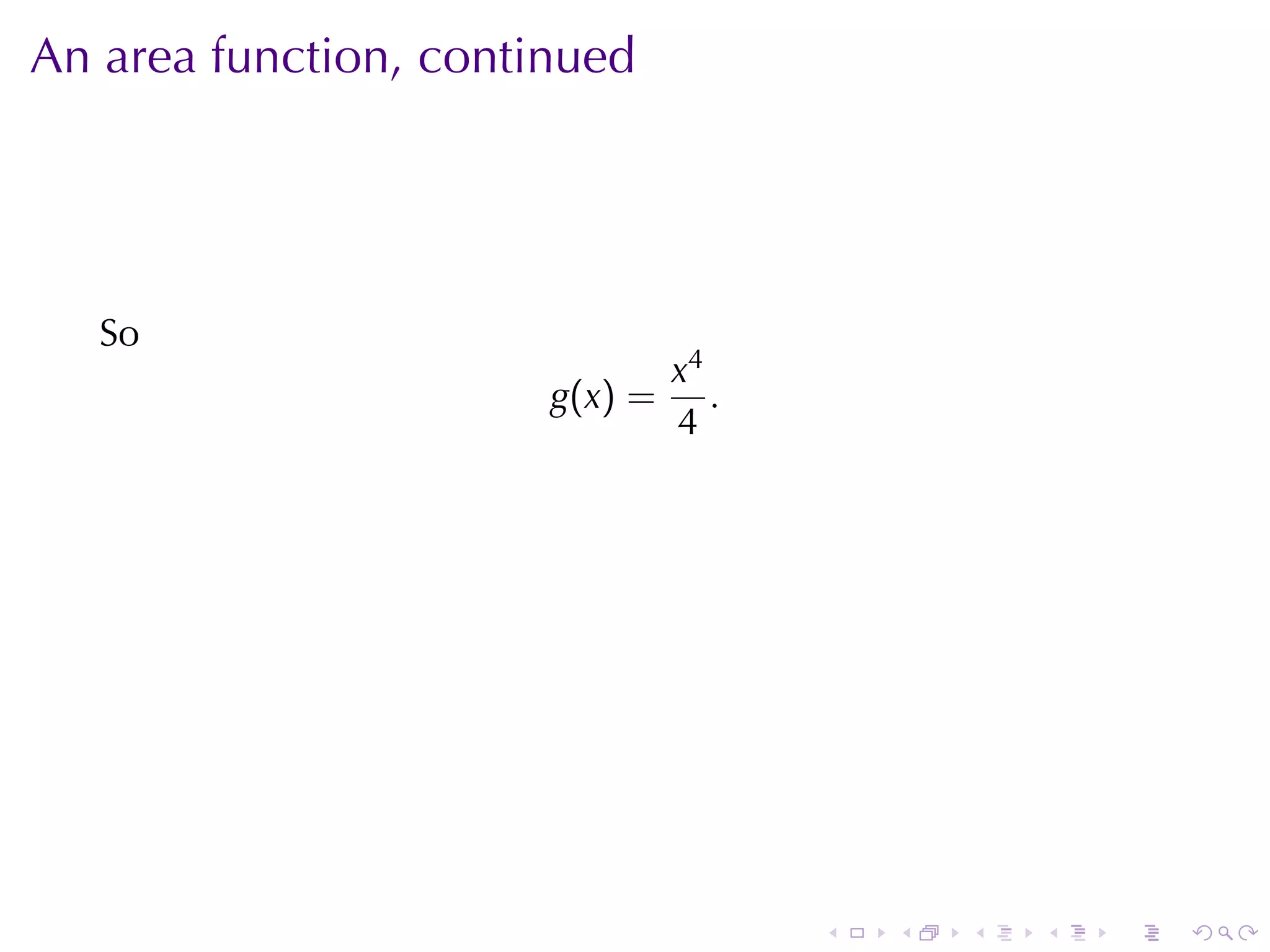 Lesson 26: The Fundamental Theorem of Calculus (Section 4 version)