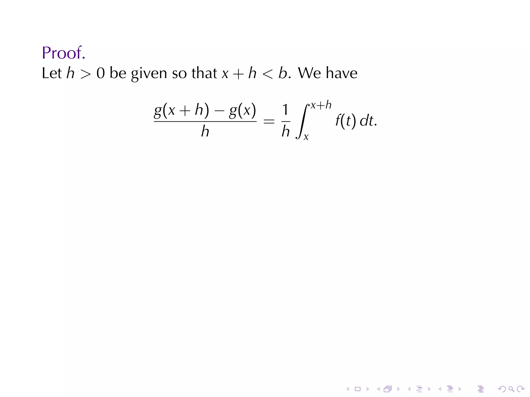 Lesson 26: The Fundamental Theorem of Calculus (Section 4 version)