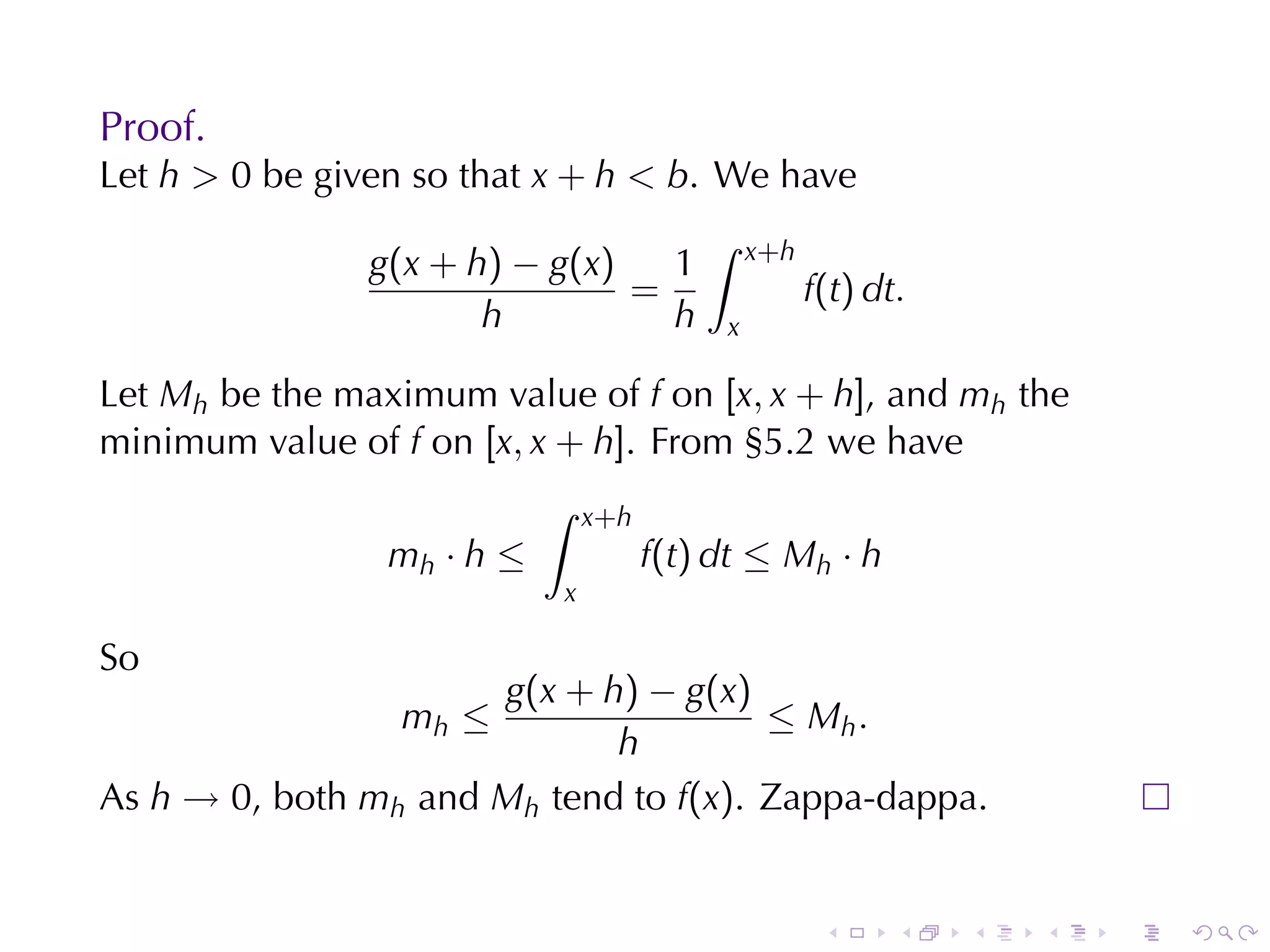 Lesson 26: The Fundamental Theorem of Calculus (Section 4 version)