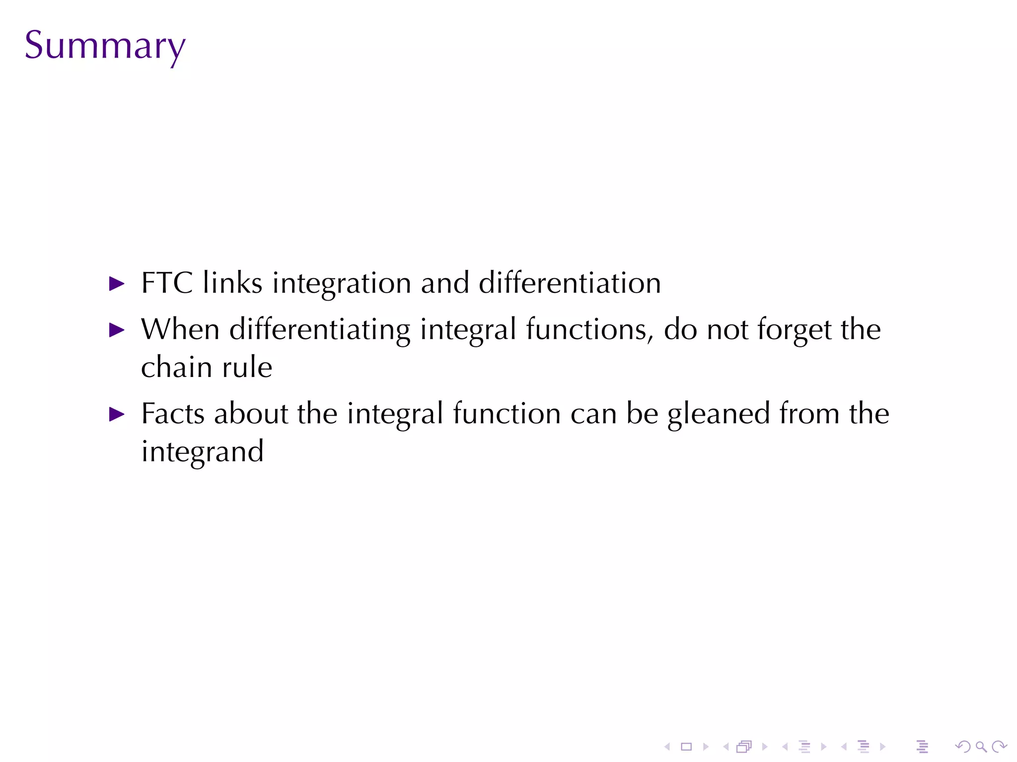 Lesson 26: The Fundamental Theorem of Calculus (Section 4 version)