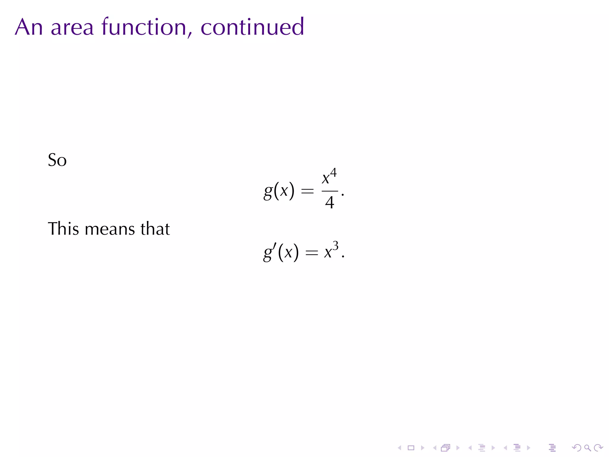 Lesson 26: The Fundamental Theorem of Calculus (Section 10 version)