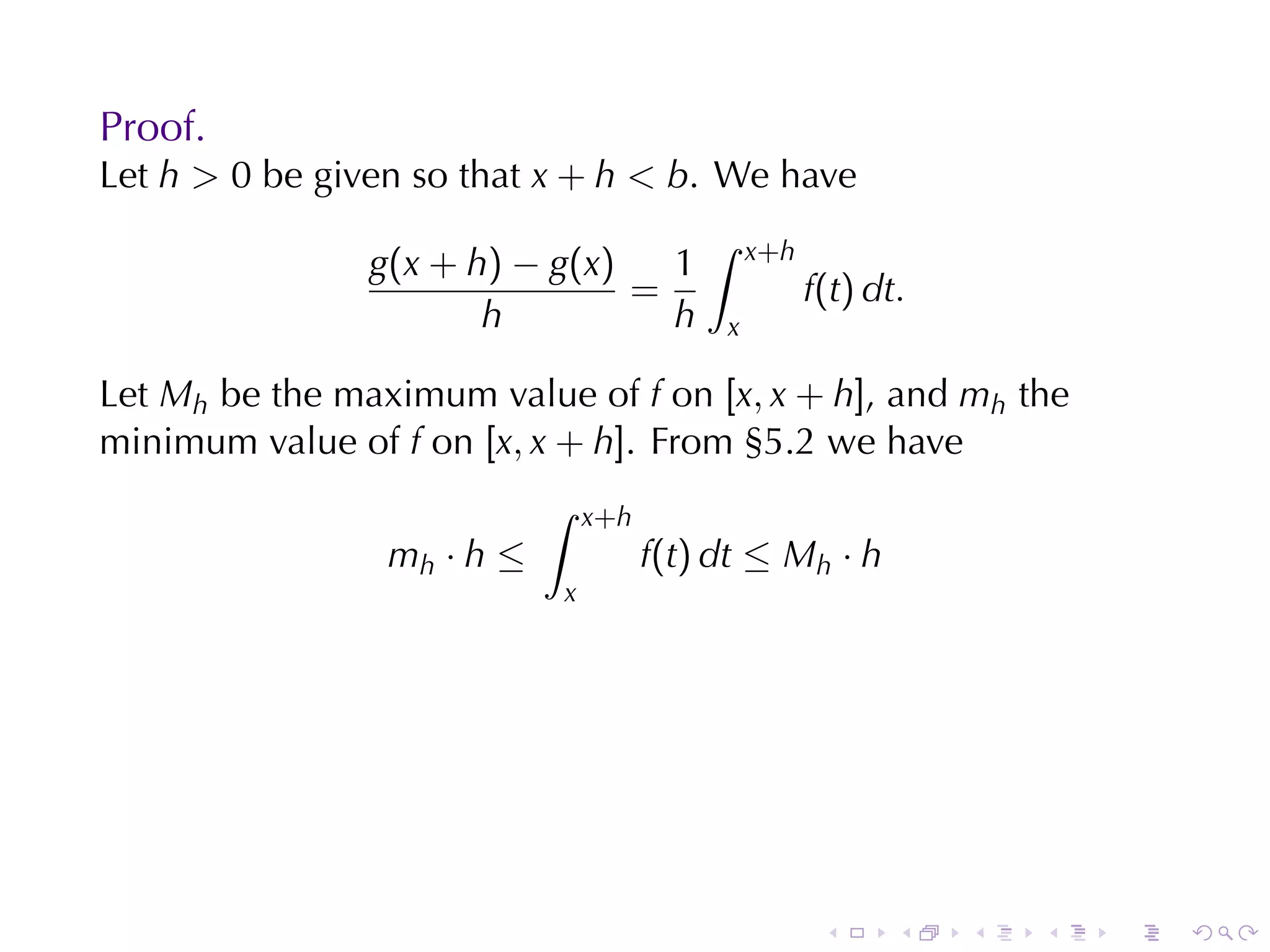 Lesson 26: The Fundamental Theorem of Calculus (Section 10 version)