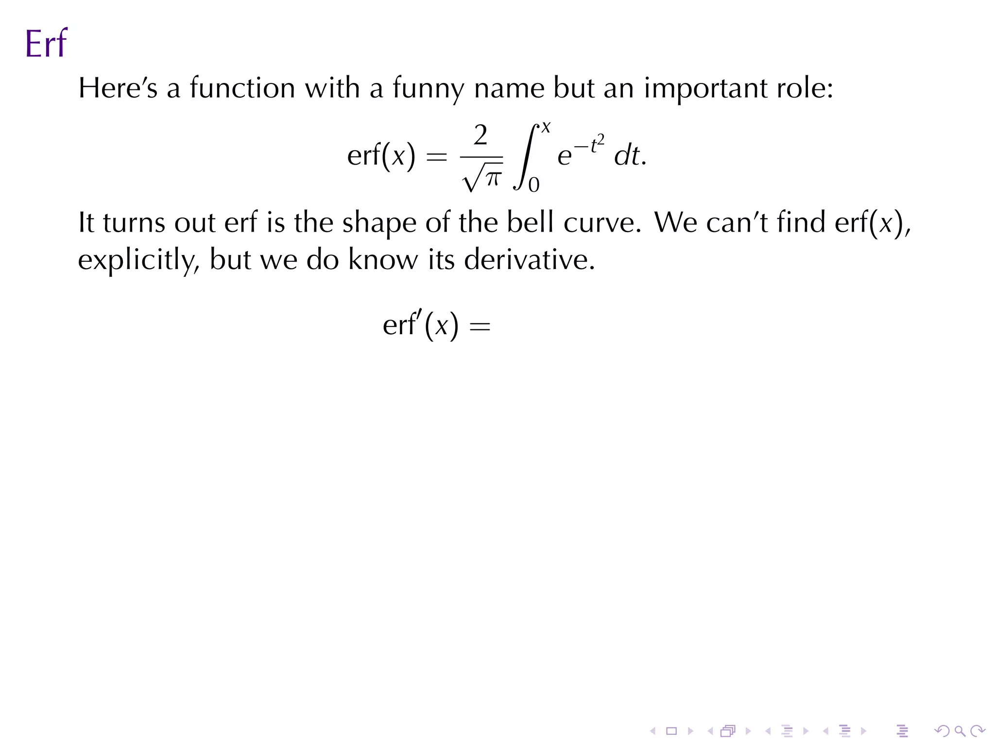 Lesson 26: The Fundamental Theorem of Calculus (Section 10 version)