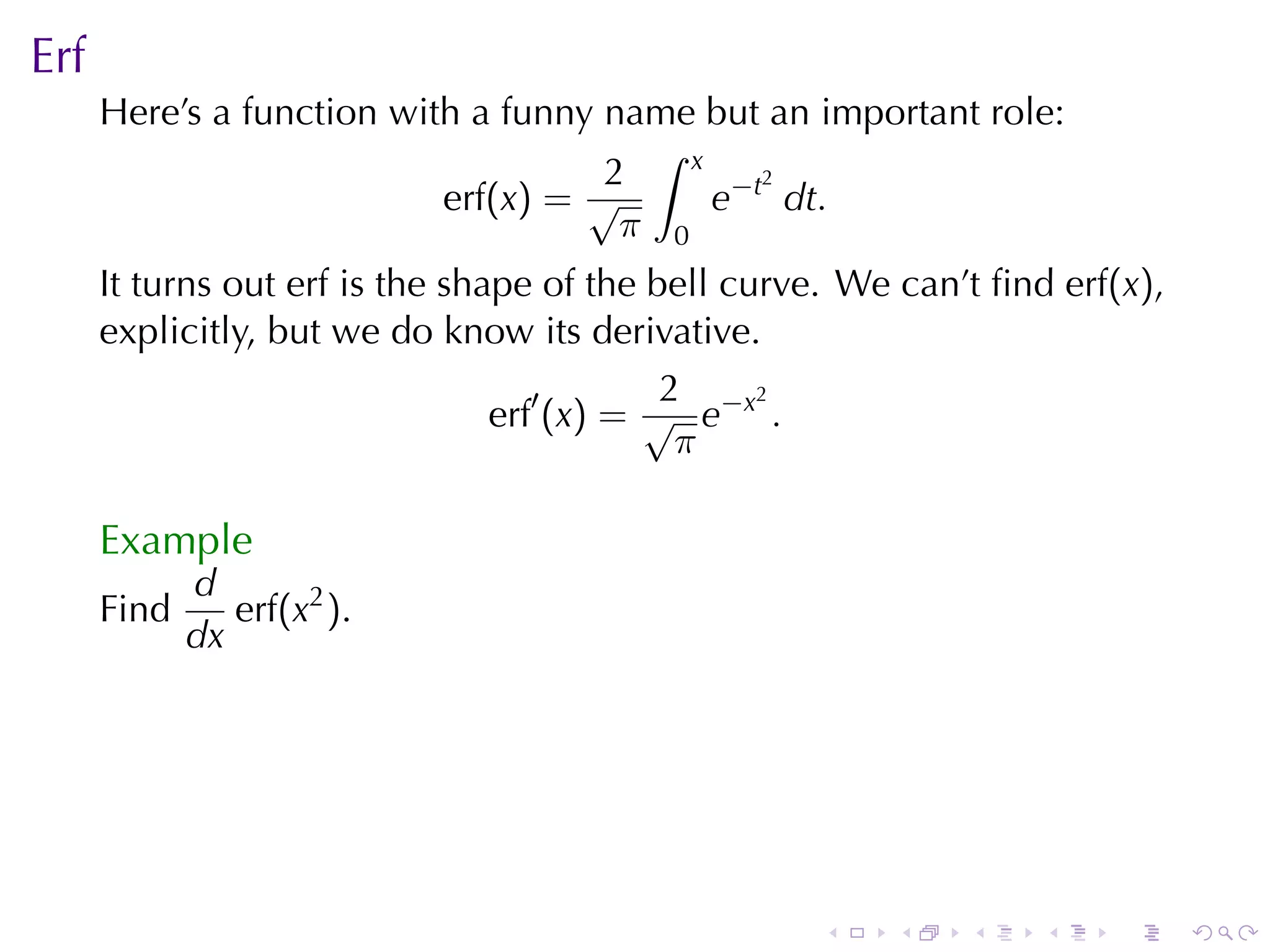 Lesson 26: The Fundamental Theorem of Calculus (Section 10 version)