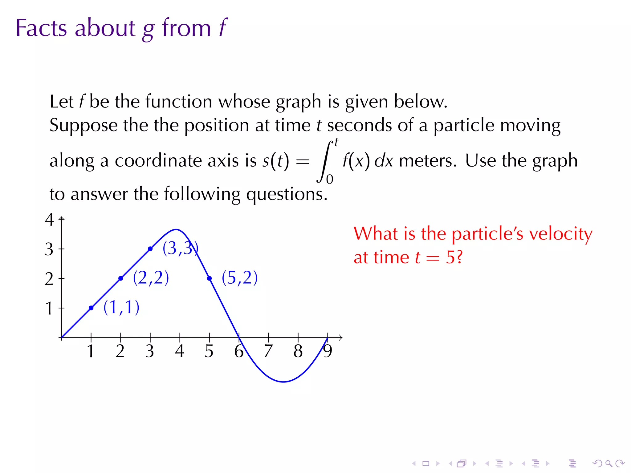 Lesson 26: The Fundamental Theorem of Calculus (Section 10 version)