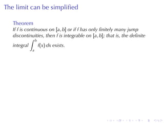 Lesson 26: The Definite Integral