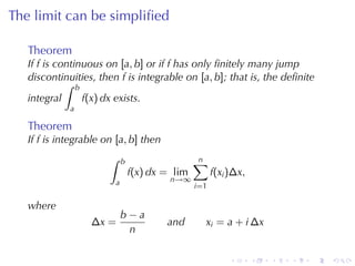 Lesson 26: The Definite Integral