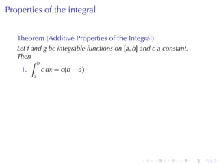 Lesson 26: The Definite Integral