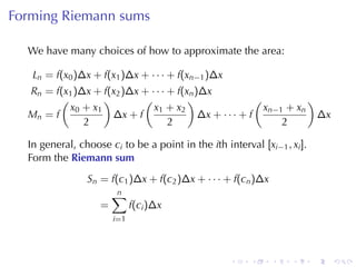 Lesson 26: The Definite Integral