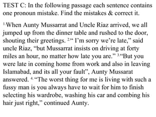 Ucle Riaz ENG101- English Comprehension- Lecture 27 | PPS