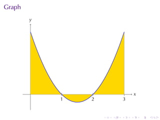 Graph
        y
        .




        .     .     .                 .       x
                                              .
            1
            .     2
                  .                 3
                                    .


                        .   .   .         .       .   .
 
