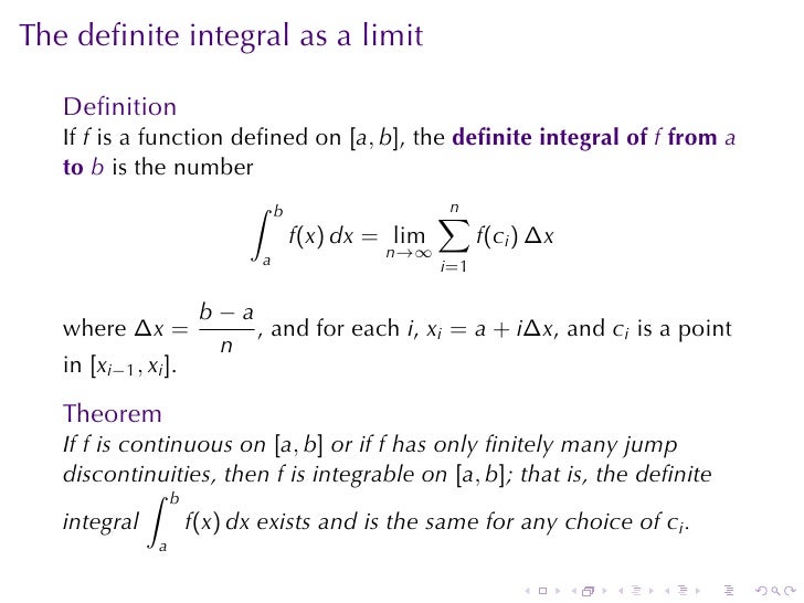 define integral