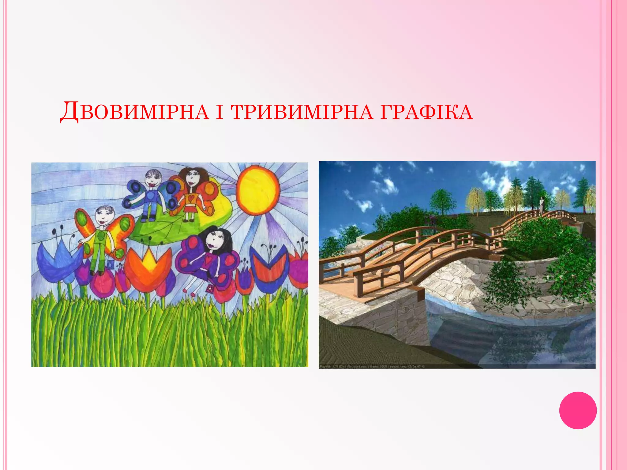 ДВОВИМІРНА І ТРИВИМІРНА ГРАФІКА
 