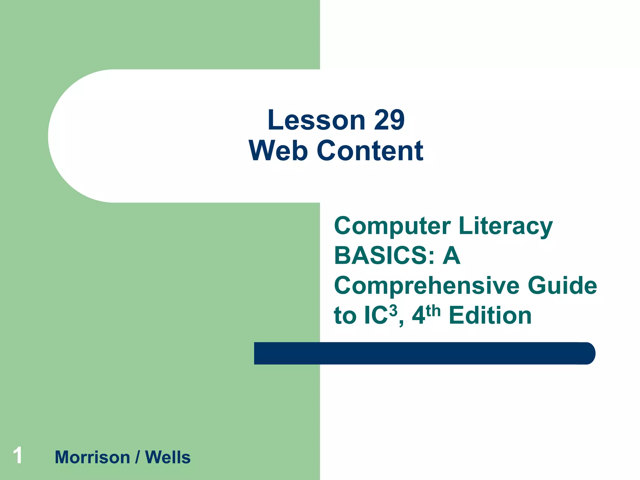 Lesson 29 | PPT