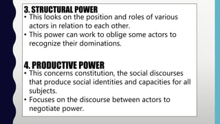 THE POLITICAL IDEOLOGIES / NATURE, TYPES AND CONSEQUENCES OF POWER | PPTX