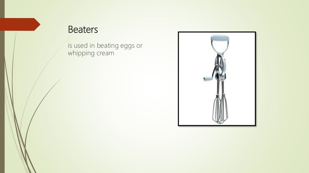 Lesson2 baking tools and equipment and their functions