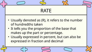 Base, Rate and Percentage in Business Context | PPTX