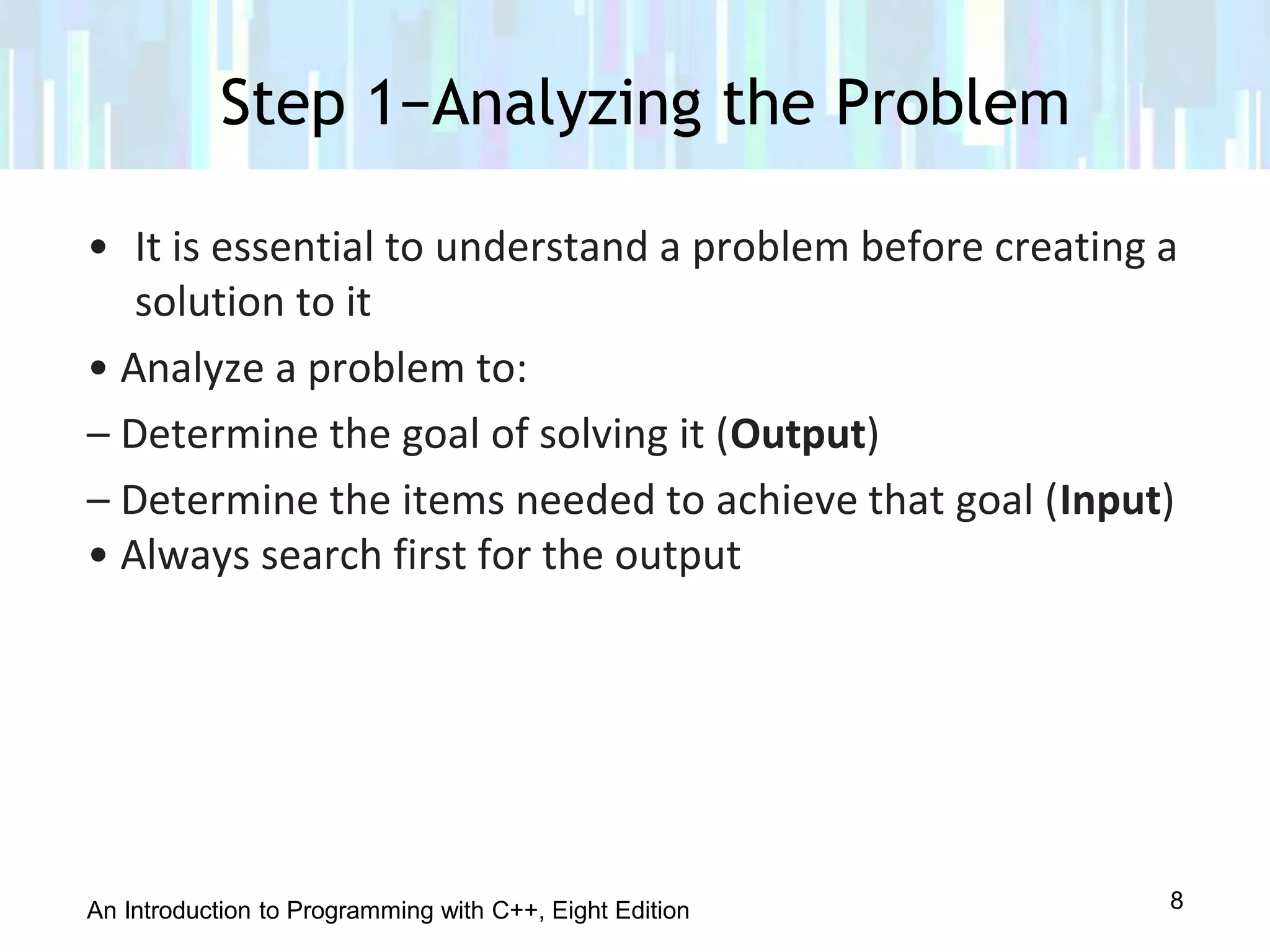 Lesson 2 beginning the problem solving process | PDF | Programming ...