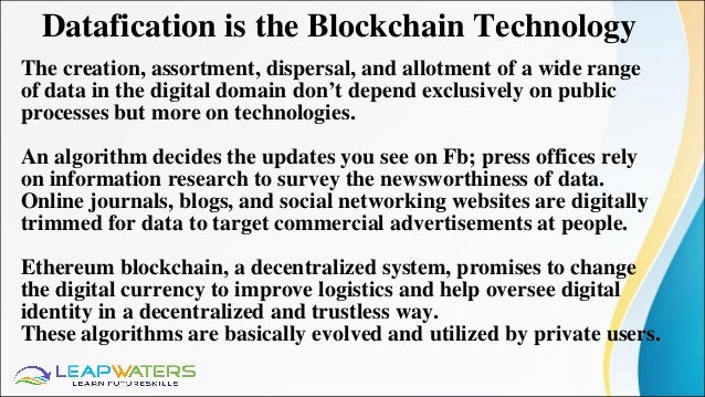 LESSON 2 BLOCKCHAIN DECENTRALIZATION _ DATAFICATION IN BLOCKCHAIN ...