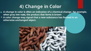 Objects Changing Form Lesson 2 Chemical Change chemicals change describtion and effects ion ...