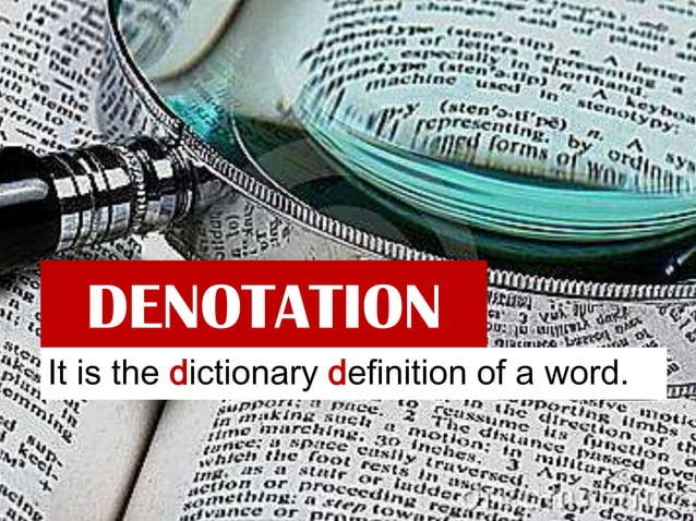 Denotation and Conotation PPTX Denotation and Conotation PPTX