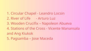 Lesson 2 Contemporary Philippine Arts from the Regions | PPTX