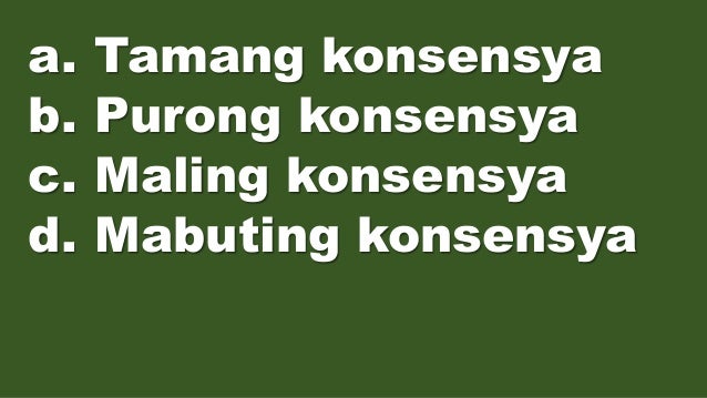 Konsensya At Likas Na Batas Moral Grade 7 Konsensya at Likas na Batas Moral