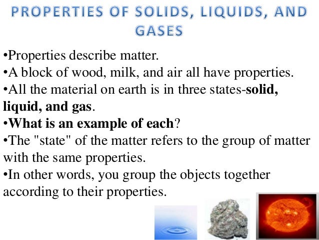 Gases Liquids and Solids