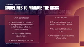 Tourism Risk Management LESSON 2 RISK MANAGEMENT APPLICABLE TO THE TOURISM INDUSTRY.pdf