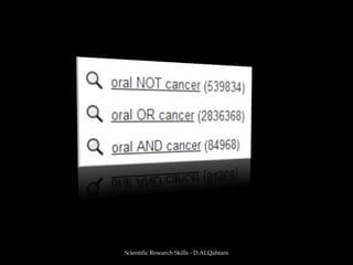 Scientific Research Skills - D.ALQahtani